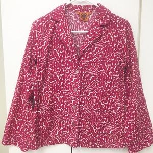Beautiful Tory Burch cotton pajama top!